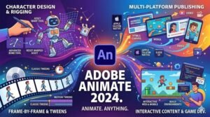 Adobe Animate 2024 Free Download (v24.0.12.3)